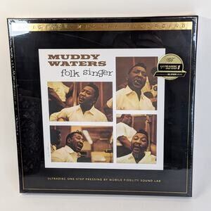 Muddy Waters Folk Singer MoFi 45 RPM Double Vinyl New Sealed Audiophile numbered